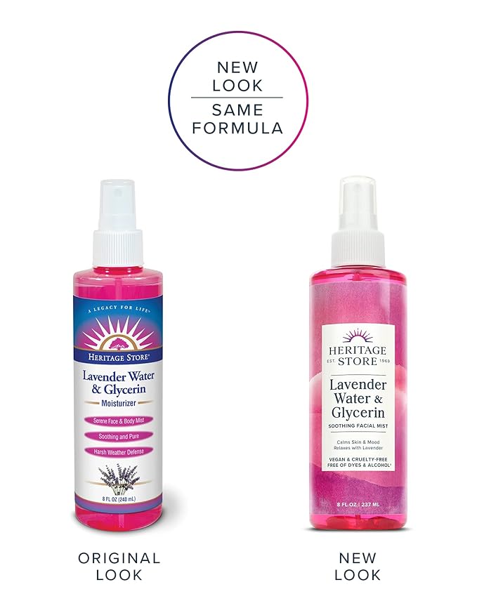 HERITAGE STORE Lavender Flower Water & Glycerine Benefits Skin, Hair & More - Image 2