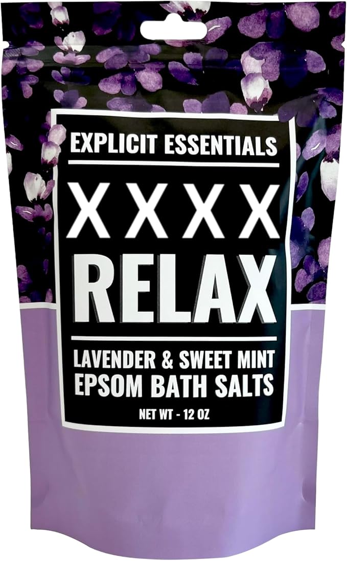 Lavender Bath Salts for Women, Self Care Gift Ideas for Women by ExplicitEssentials