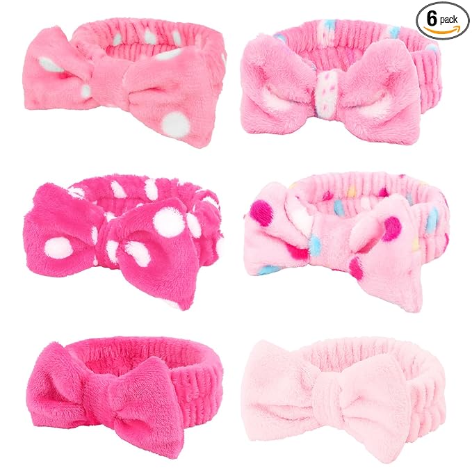Casoty 6 Pcs Spa Headbands, Hair Holder by Casoty