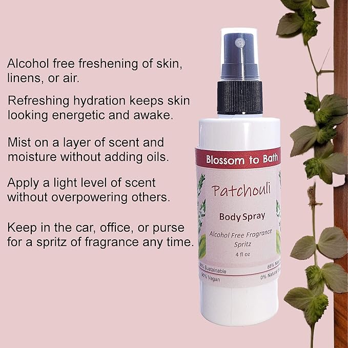 Blossom to Bath Patchouli Body Spray - Image 3