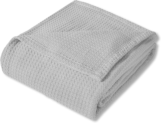 100% Fine Cotton Blanket Luxurious Weave Stylish Design Soft and Comfortable - Image 2