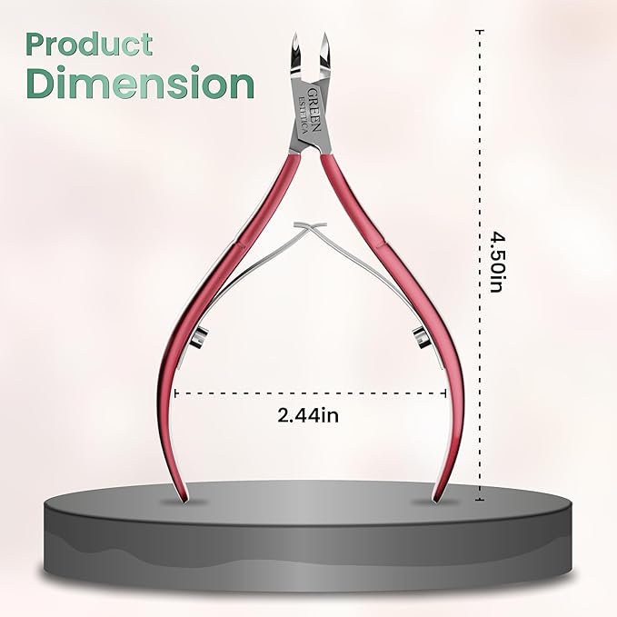 Professional Cuticle Trimmer Nail Cuticle Cutter Stainless Steel Cuticle Nippers - Image 2