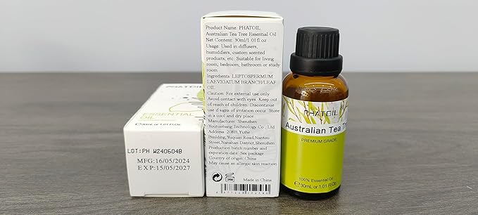 Australian Tea Tree 1.01fl.oz Essential Oil, PHATOIL Pure Aromatherapy Oils - Image 8
