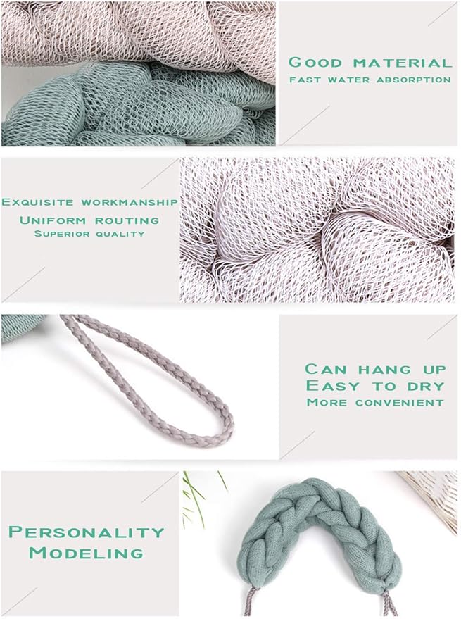 AARainbow 4 Packs Long Stretch Back Sponge - Image 6