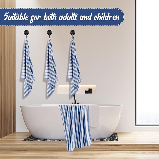 SmoothNovelty 16 Pack Microfiber Bath Towels Bulk 27'' x 60'' Oversized Size - Image 6