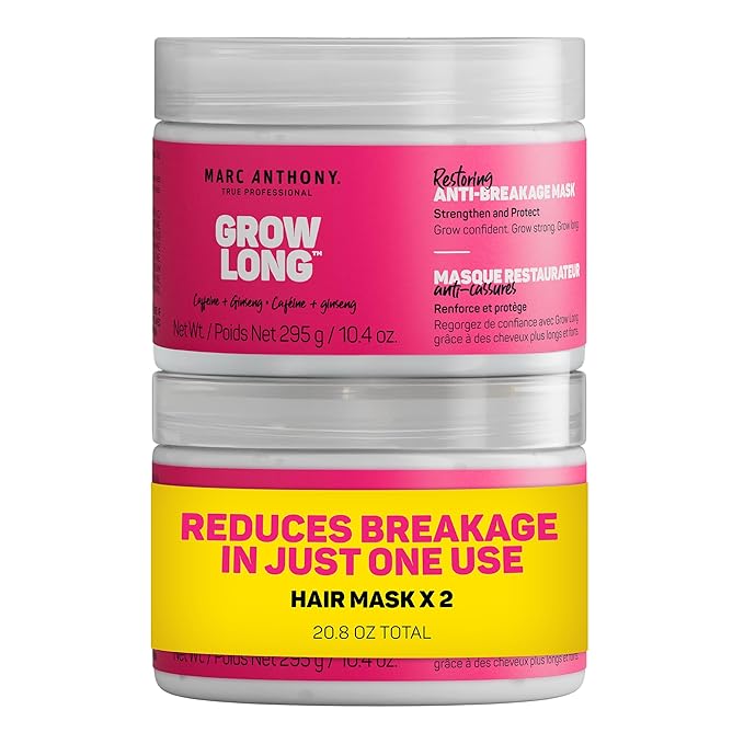 Marc Anthony Grow Long Hair Mask Conditioner, Damaged Hair & Growth by MarcAnthony