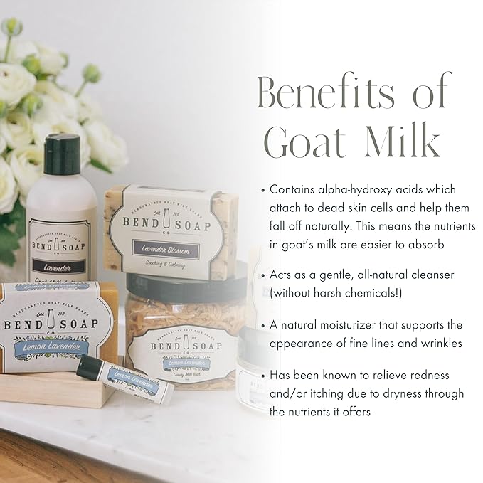 Bend Soap Company Milk Bath, 100% Natural Ingredients, Gentle Cleanser - Image 4