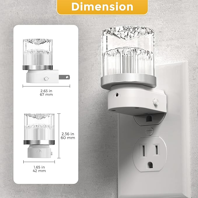 L LOHAS LED Night Light, Night Lights Plug into Wall, 3000K Soft Light LED - Image 7