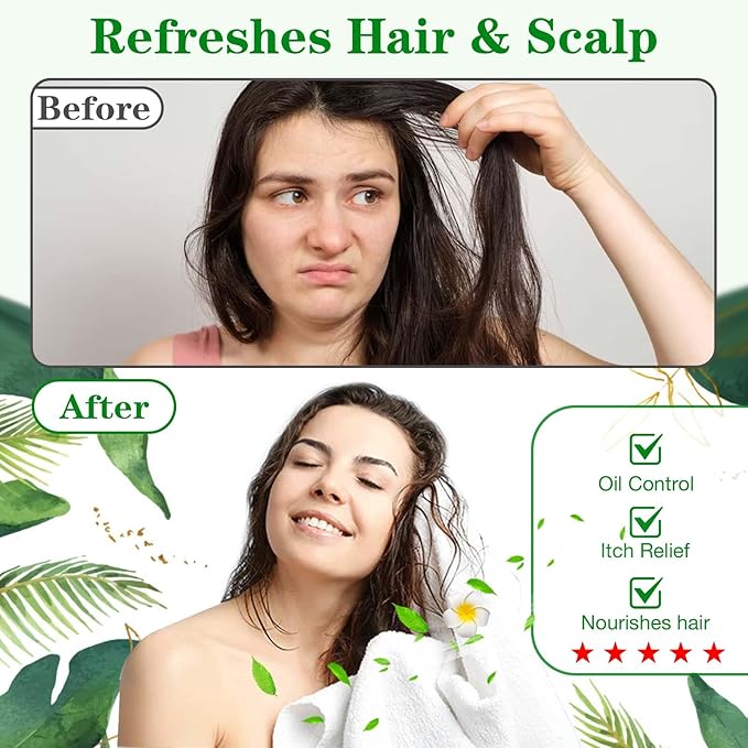 Shampoo Caps No Rinse, 6 Pack Waterless Shampoo Caps - Image 3