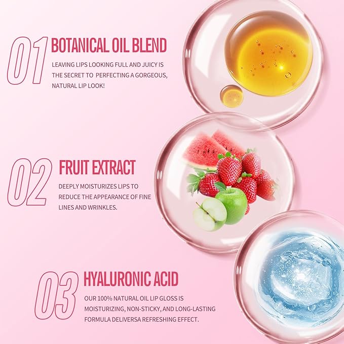 FYEBOO Fruit Lip Mask Set with Honey & Vitamin E, Moisturizing Overnight - Image 4
