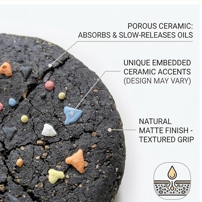 Handmade Ceramic Cookie Shape Passive Diffuser - Image 2