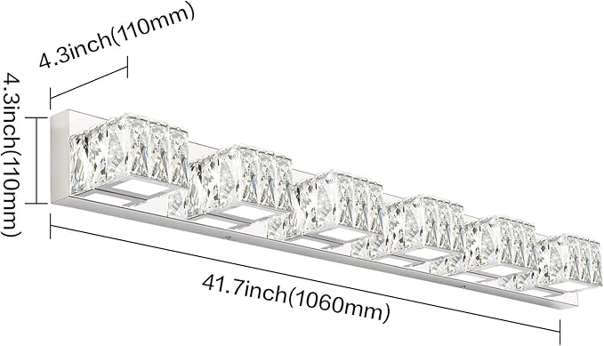 ZUZITO 6-Light Bathroom Vanity Lights - Image 6