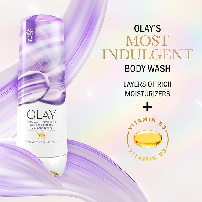 Olay Body Wash for Women, Indulgent Moisture, 24hr Moisturizing & Nourishing - Image 4