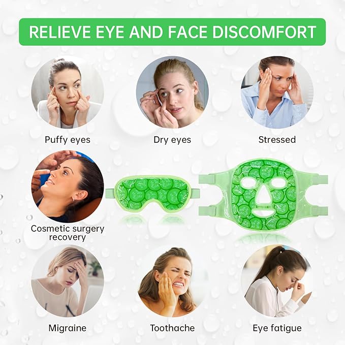 ZNÖCUETÖD Face Eye Mask Ice Pack - Image 3