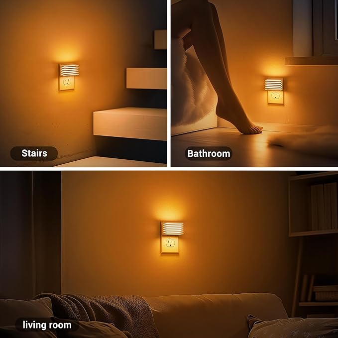 JandCase Amber Night Light, Night Lights Plug into Wall - Image 5