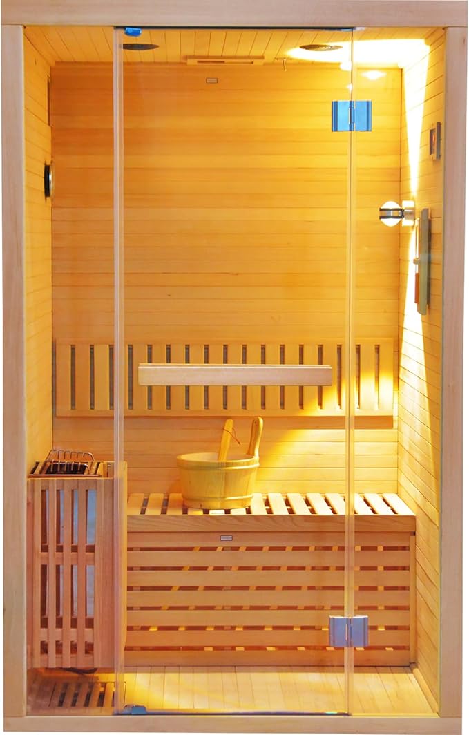 OUTEXER Traditional Steam Sauna Home Spa Room - Image 8