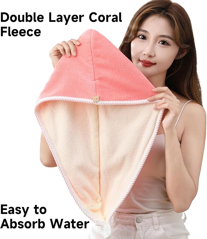 Microfiber Hair Towel, Hair Towel wrap - Image 5