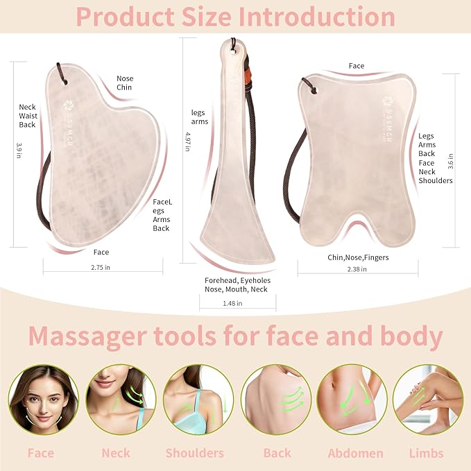 Gua Sha Massage Tools, Guasha Scraping Massage Tools - Image 3