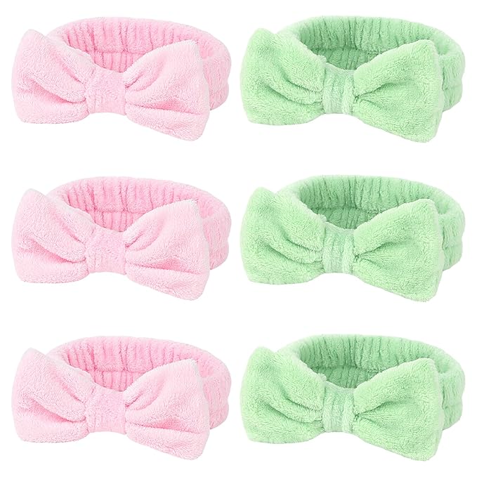 WHAVEL 6 Pack Spa Headbands by Whavel