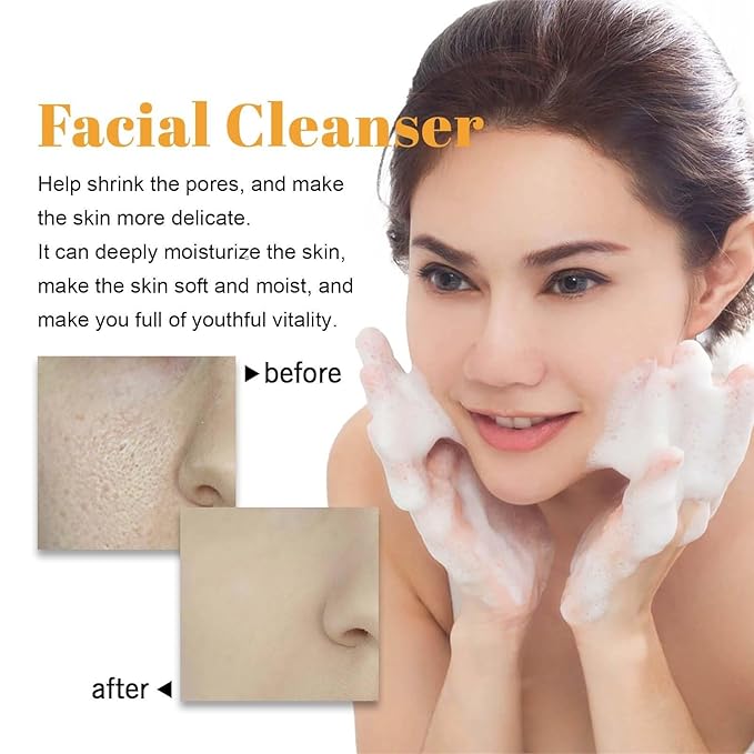 Turmeric Foaming Face Wash, Deep Cleansing Exfoliating Glow Wash Turmeric - Image 4