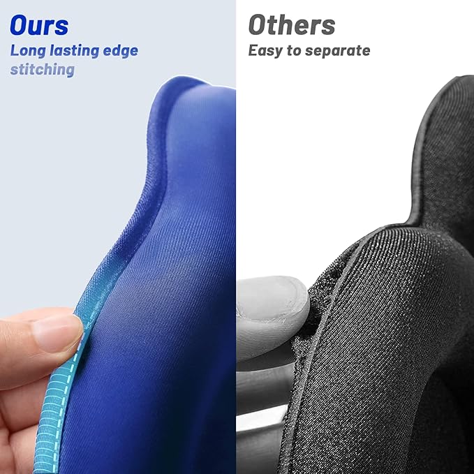 Sleep Eye Mask for Men Women, Sleeping Mask for Side Sleeper, Travel Blackout - Image 5