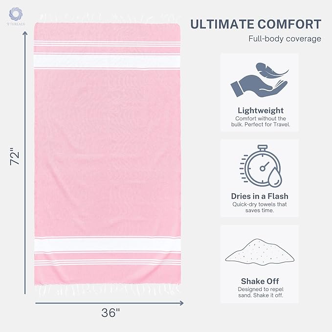 Cotton Turkish Beach Towel - Image 9