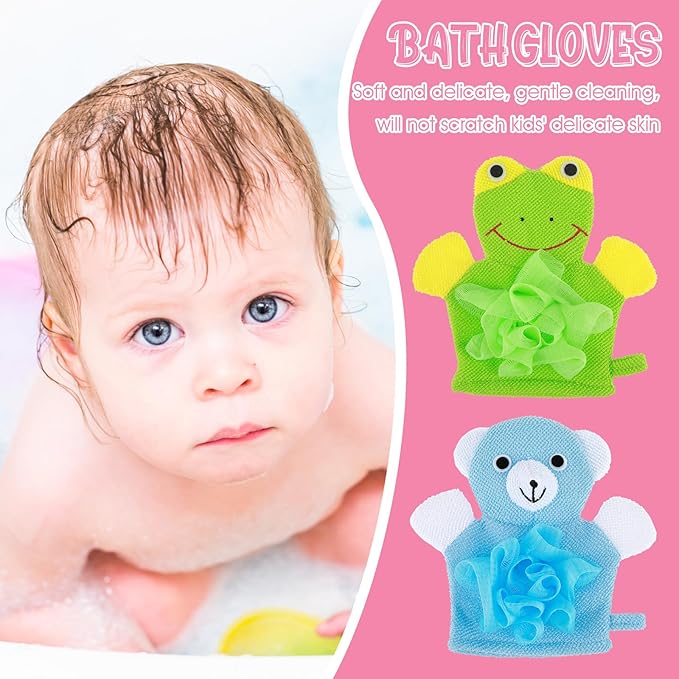 Bath Gloves Loofah for Kids - Image 5