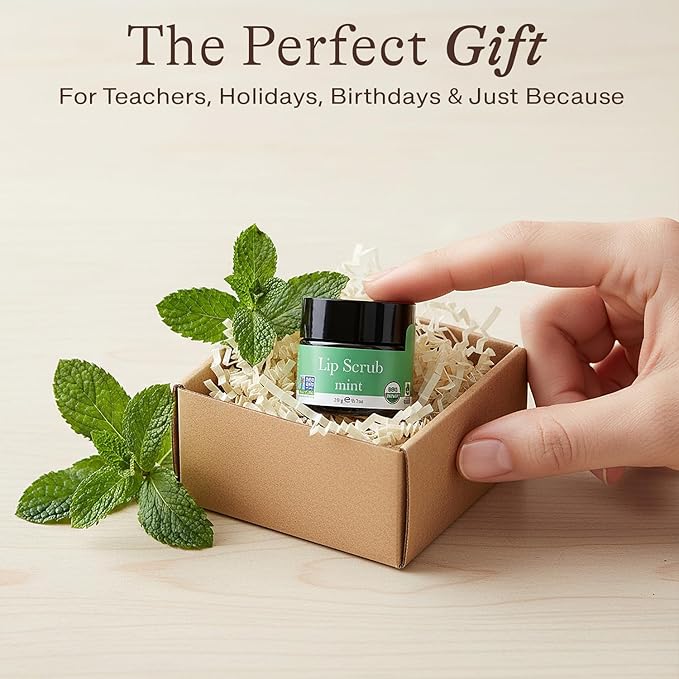 USDA Organic Lip Scrub Mint - Image 6