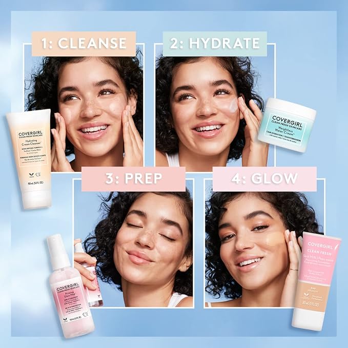 COVERGIRL Clean Fresh Skincare Priming Glow Facial Mist - Image 10