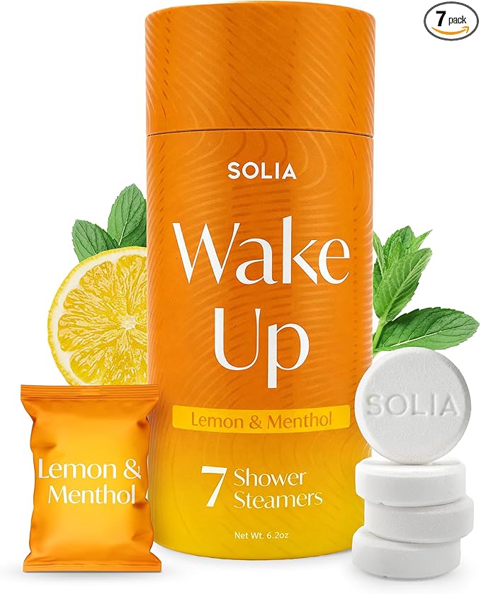 Solia Energizing Citrus Menthol Shower Steamers 7-Pack by Unknown