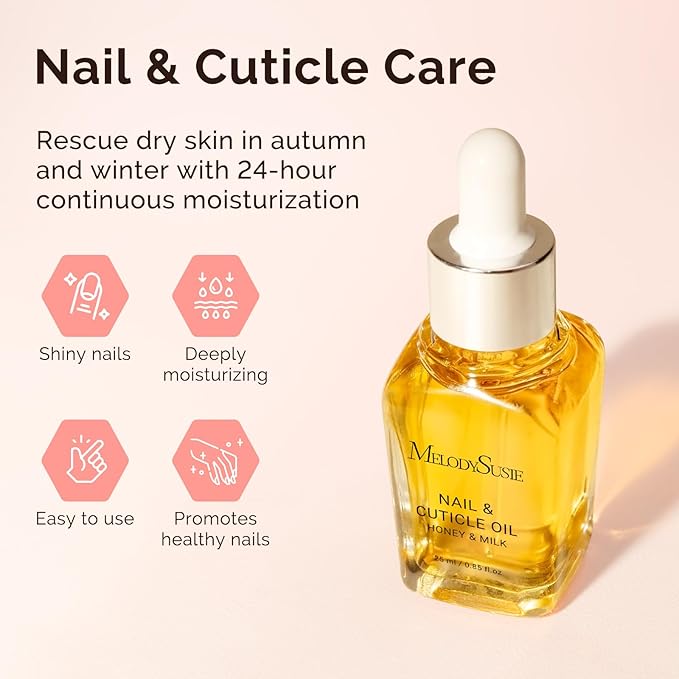 MelodySusie 25ML Cuticle Oil, Cuticle Nourishes, Promotes Nail Growth and - Image 2