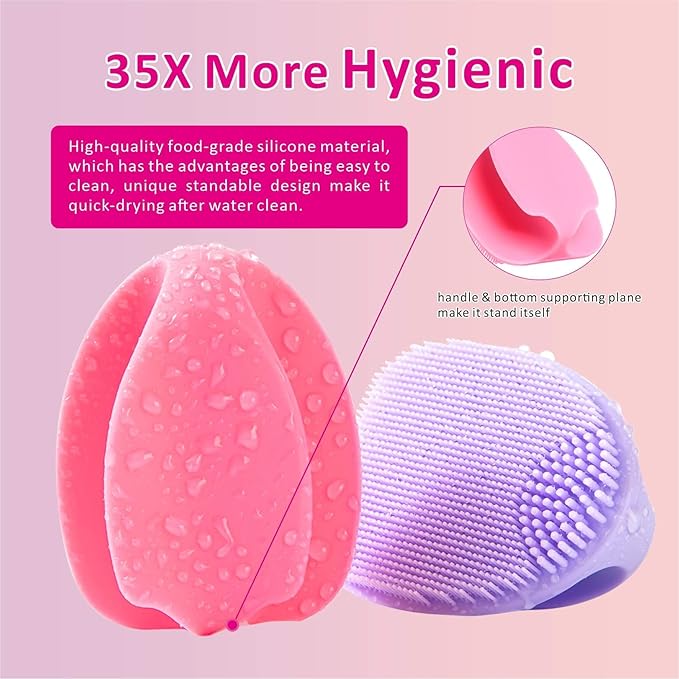 Soft Silicone Face Scrubber, Facial Cleansing Brush, Face Washing Bruhs - Image 7