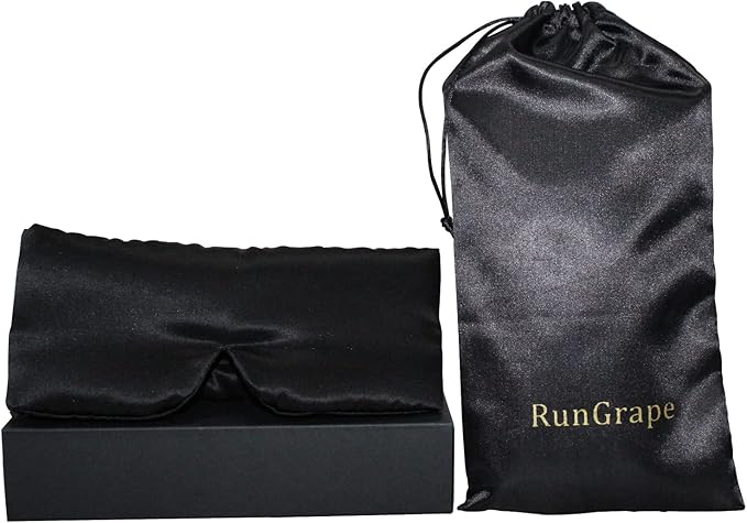 100% Mulberry Silk Eye Mask Blackout Sleeping Eye Cover - Image 9
