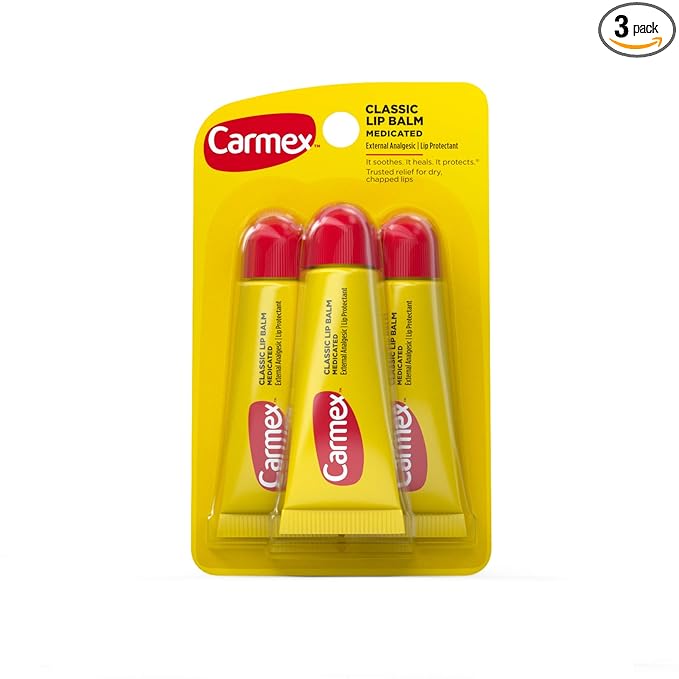 Carmex Original Flavor Moisturizing Lip Balm Tube Value Pack, 0.35 Ounce by Carmex
