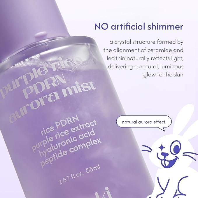 Purple Rice PDRN Aurora Mist | Hydrating Facial Toner Mist | Skin Barrier - Image 4