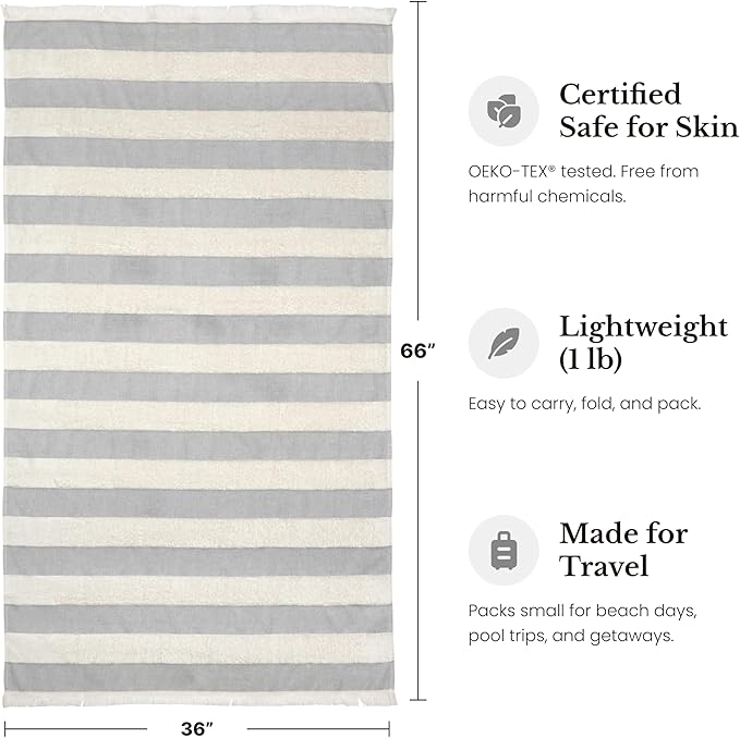 Lightweight Turkish Beach Towel - Image 6