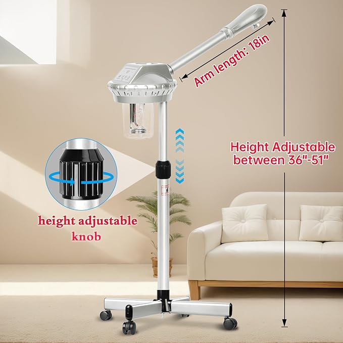 Professional Facial Steamer for Estheticians Face Steamr on Wheels - Image 5