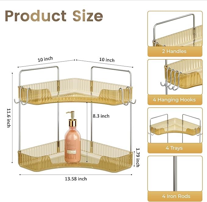 Golden Corner Counter Organizer, 2 - Image 2