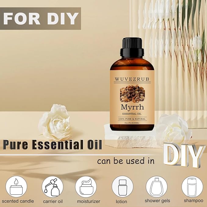 Myrrh Essential Oils, 60ML Pure and Natural Essential Oil - Image 3