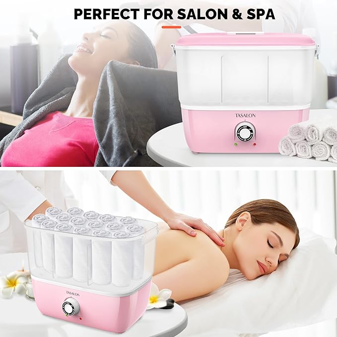TASALON Hot Towel Steamer for Facials, Hot Towel Warmer Quickly Heats Up in 5 - Image 6