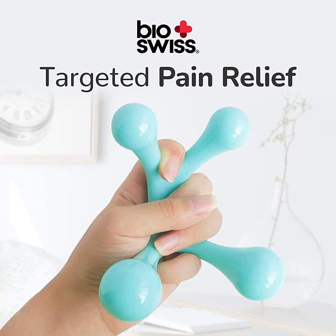 BioSwiss 2-Pack Handheld Full Body Massager, 4-Leg Pressure Point Tool - Image 3