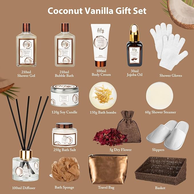 Mother's Day Gift Basket for Mom, Spa Gift Basket for Women, Gifts for Women - Image 3