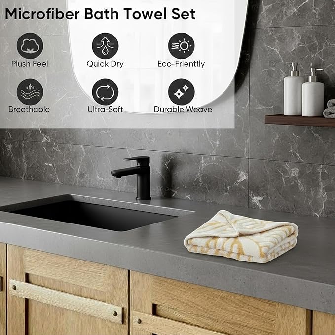 2-Pack Microfiber Hair dring Towel | 50% Faster Drying, Ultra Absorbent & Frizz - Image 7
