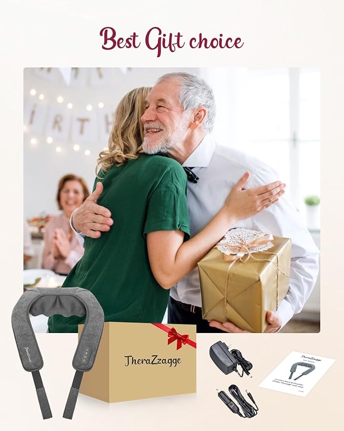 Cordless Neck Massager for Pain Relief Deep Tissue, Kneading Shiatsu Neck and - Image 8