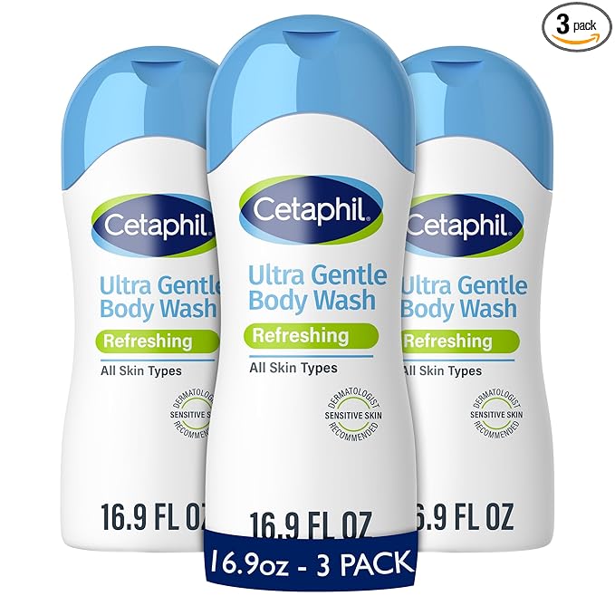 Cetaphil Ultra Gentle Refreshing Body Wash, Refreshing Scent by Cetaphil