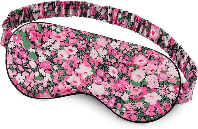 OLESILK 100% Natural Mulberry Silk Sleep Eye Mask Block Out Light, Fashion by OLESILK