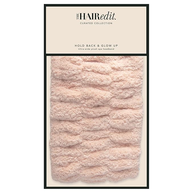 The Hair Edit Hold Back & Glow Up Ultra-Wide Spa Headband by TheHairEdit