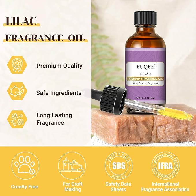 EUQEE Lilac Fragrance Oil, 60ml Premium Lilac Scented Oil Essential Oils - Image 2