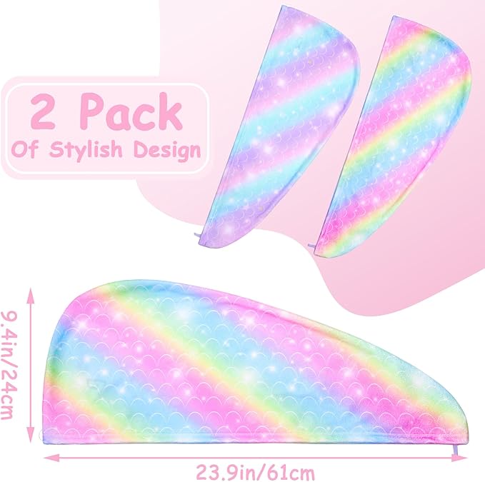 Basumee Microfiber Hair Towel Wrap - Image 6