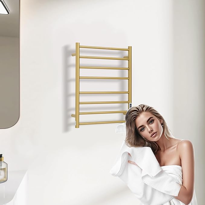 Heated Towel Racks for Bathroom, Wall Mounted Electric Towel Warmer Racks - Image 5